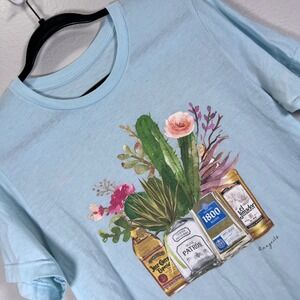 Womens Tequila Graphic‎ T-Shirt Jose Cuervo Patron 1800 El Jimador